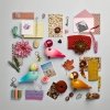 drewniana figurka ptak FSC buk prezent premium